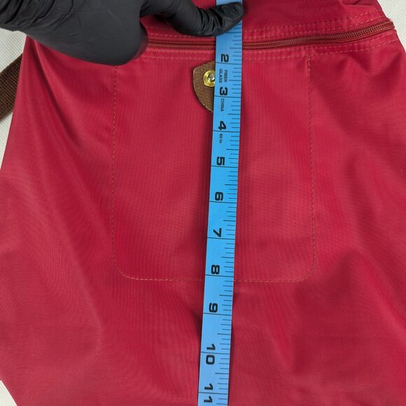 Authentic LONGCHAMP Le Pliage Nylon Foldable Backpack Pink Made in China. - Picture 11 of 14